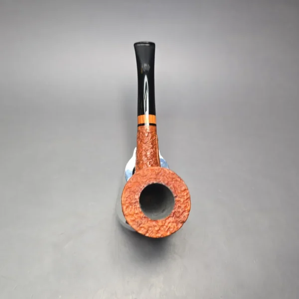 Castello Sea Rock Briar Great Line Rusticated Dublin w/ Briar Inlay Estate Briar Pipe, Italian Estates - Image 7