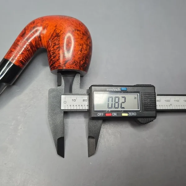 Calibano (Mastro de Paja) 101 S C2 Smooth Bent Billiard Estate Briar Pipe, Unsmoked - Image 14