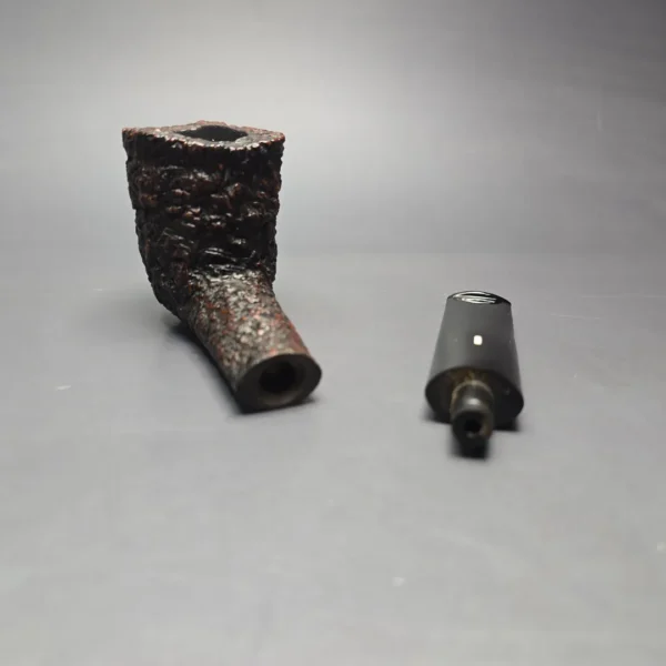 Castello (c.1960s-80s) Sea Rock Briar 3K 34 Rusticated Dublin Estate Briar Pipe, Italian Estates - Image 14