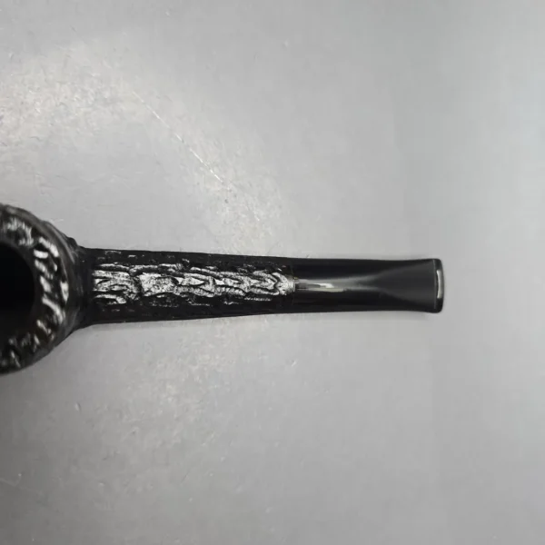 Rossi Mezzanotte 8801 Rusticated Canadian Briar Pipe, New - Image 8