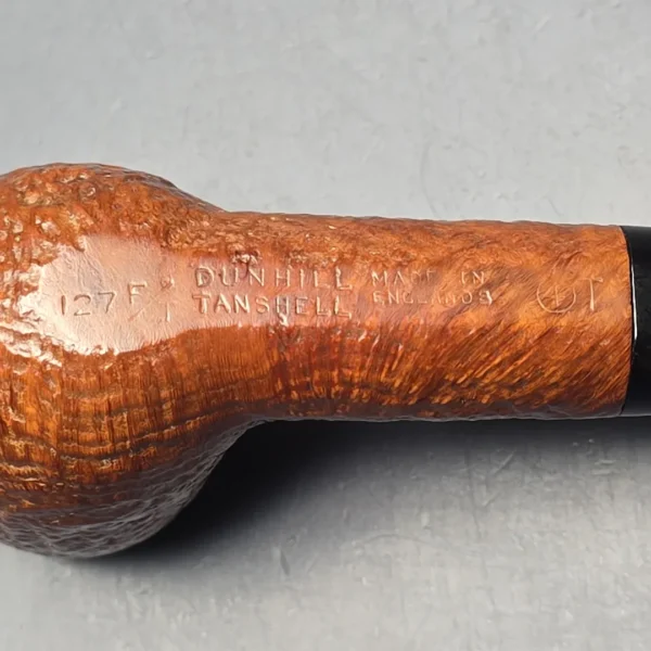 Dunhill 1968 Tanshell 127 Sandblasted Billiard Estate Briar Pipe, English Estates - Image 11