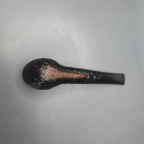 Rossi Mezzanotte 8801 Rusticated Canadian Briar Pipe, New - Image 10