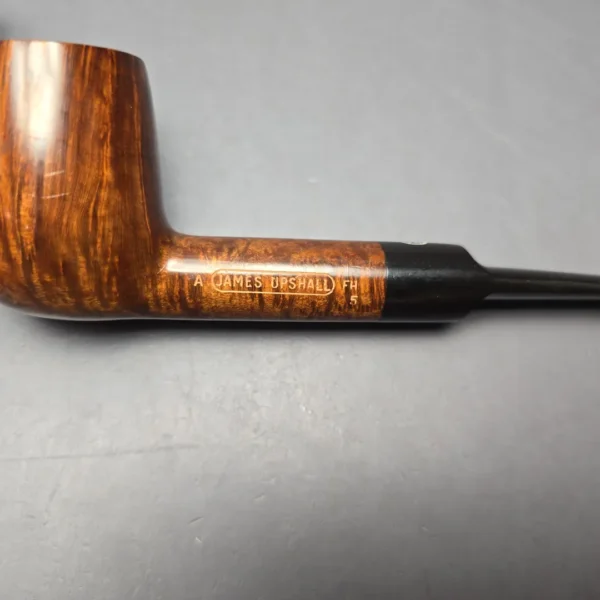 James Upshall A Grade Group 5 Smooth Billiard Estate Briar Pipe, Unsmoked - Image 7