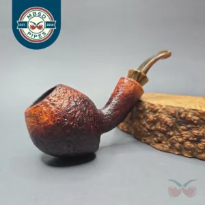 Neerup Basic Contrast Sandblasted Acorn Estate Briar Pipe, Unsmoked