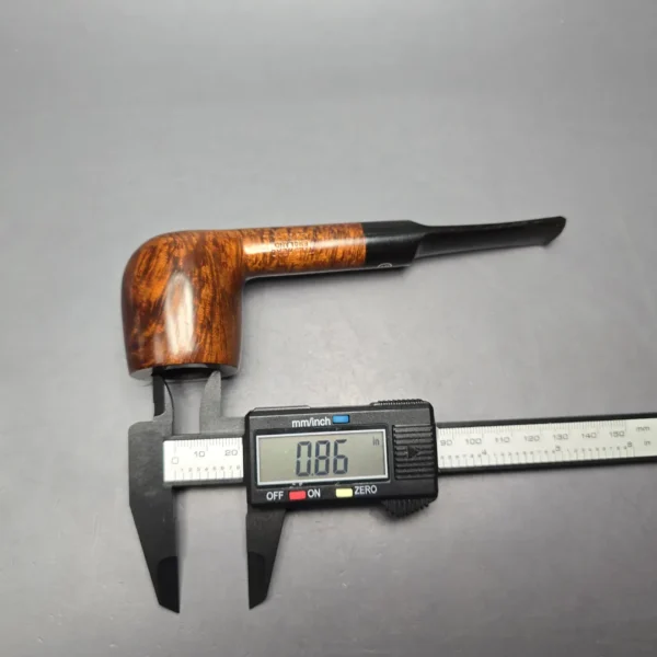James Upshall A Grade Group 5 Smooth Billiard Estate Briar Pipe, Unsmoked - Image 14