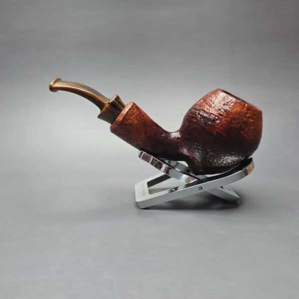 Neerup Basic Contrast Sandblasted Acorn Estate Briar Pipe, Unsmoked - Image 4
