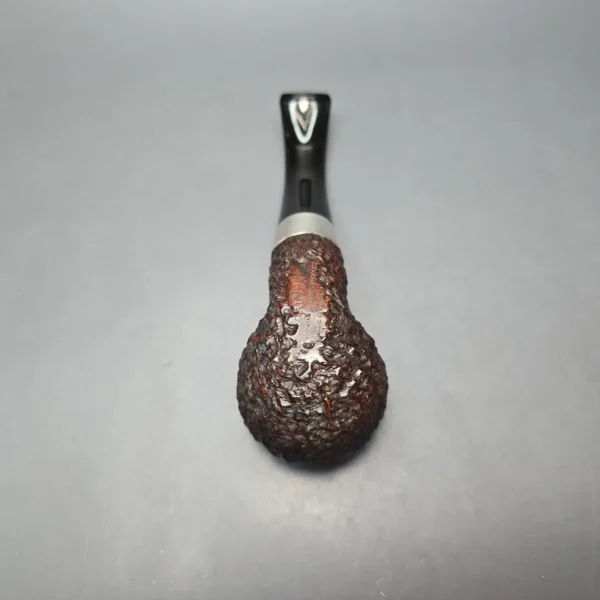 Peterson (c.1945-63) Donegal Rocky 999 Rusticated Bullmoose Rhodesian w/ Silver Estate Briar Pipe, Irish Estates - Image 10