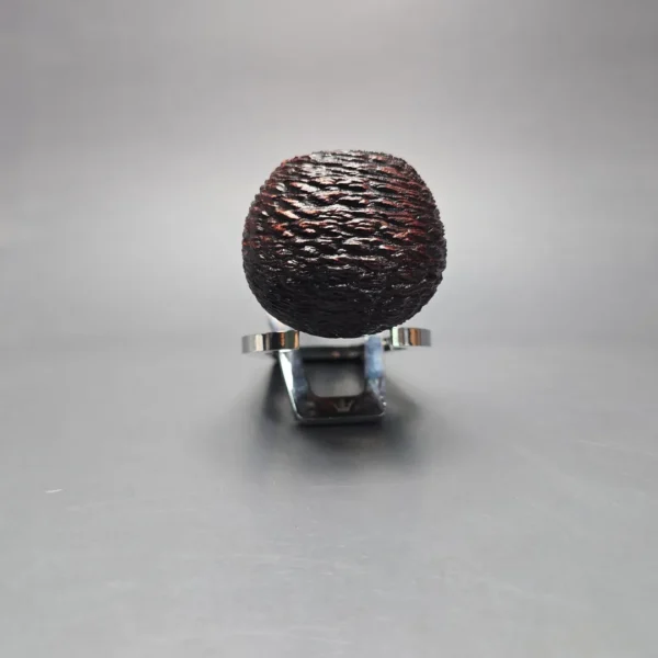 Savinelli Eleganza 320 KS Rusticated Author Estate Briar Pipe, Italian Estates, 6mm - Image 3
