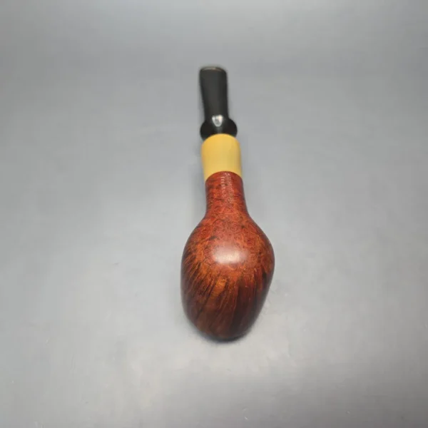 Savinelli Nonpareil 9128 Smooth Billiard w/ Horn Estate Briar Pipe, Italian Estates - Image 10