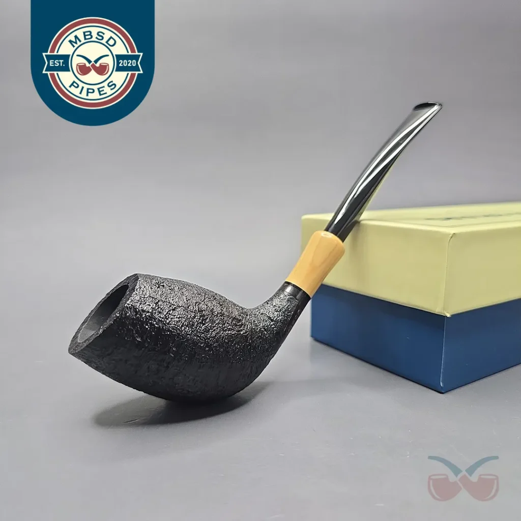 MBSD Briars Modern Masters 3 Sandblasted Tulip w/ Boxwood Handmade Briar Pipe, New