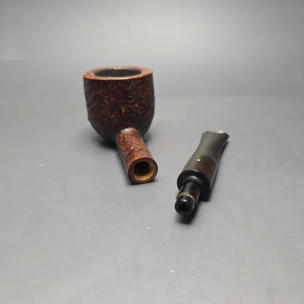 Savinelli (Pre-1970s) Punto Oro 1018 Sandblasted Pot Estate Briar Pipe, Italian Estates - Image 14
