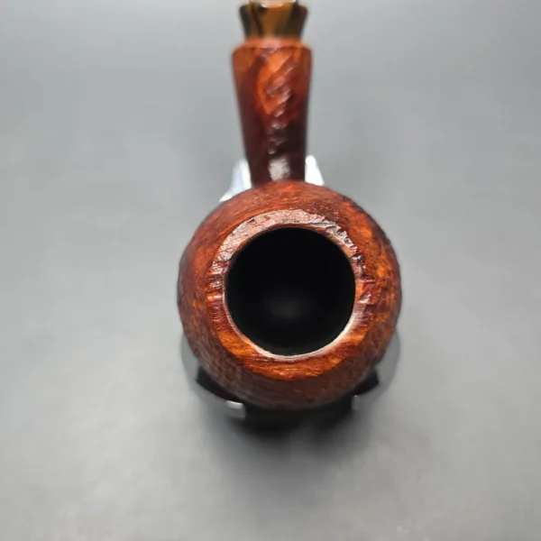 Neerup Basic Contrast Sandblasted Acorn Estate Briar Pipe, Unsmoked - Image 7