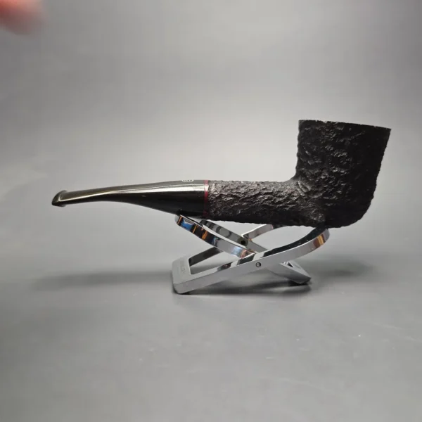 James Upshall Bark Group 6 Partially Rusticated Dublin Estate Briar Pipe, Unsmoked - Image 3
