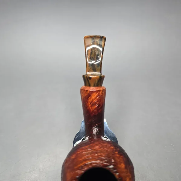 Neerup Basic Contrast Sandblasted Acorn Estate Briar Pipe, Unsmoked - Image 9