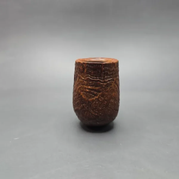 American Smoking Pipe Company (1986) (Curt Rollar) Large Sandblasted Billiard (Estate) - Image 3