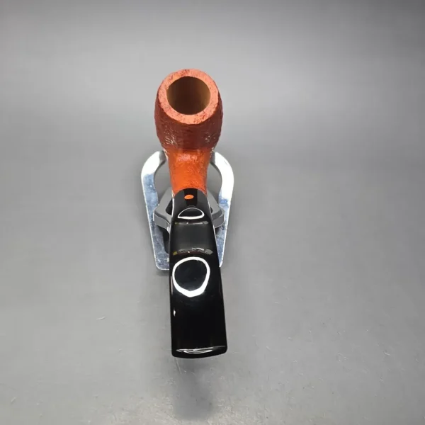 Calibano (Mastro de Paja) 107 S C4 Sandblasted Bent Billiard Estate Briar Pipe, Unsmoked - Image 10