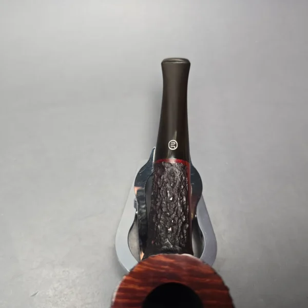 James Upshall Bark Group 6 Partially Rusticated Dublin Estate Briar Pipe, Unsmoked - Image 8