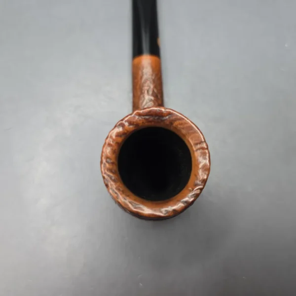 American Smoking Pipe Company (1986) (Curt Rollar) Large Sandblasted Billiard (Estate) - Image 7