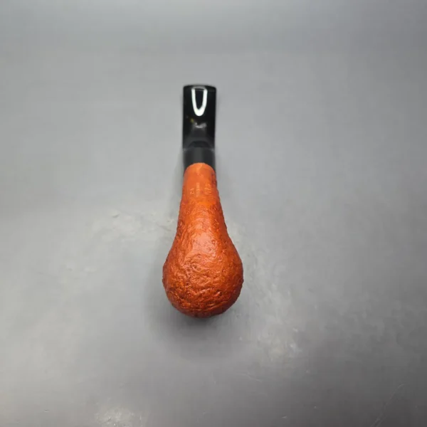 Calibano (Mastro de Paja) 107 S C4 Sandblasted Bent Billiard Estate Briar Pipe, Unsmoked - Image 8