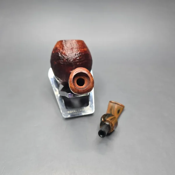 Neerup Basic Contrast Sandblasted Acorn Estate Briar Pipe, Unsmoked - Image 15