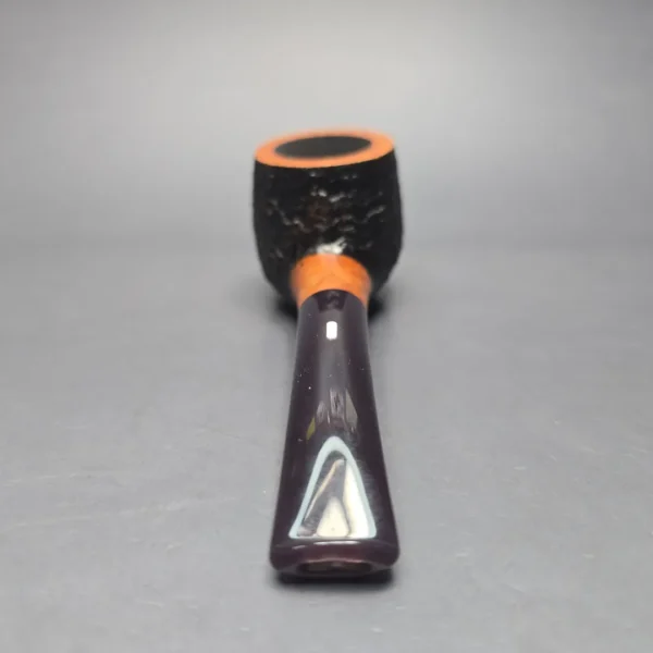 Castello Old Antiquari KK Sandblasted "55" Pot Estate Briar Pipe, Italian Estates - Image 5