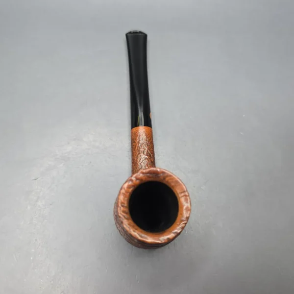 American Smoking Pipe Company (1986) (Curt Rollar) Large Sandblasted Billiard (Estate) - Image 9