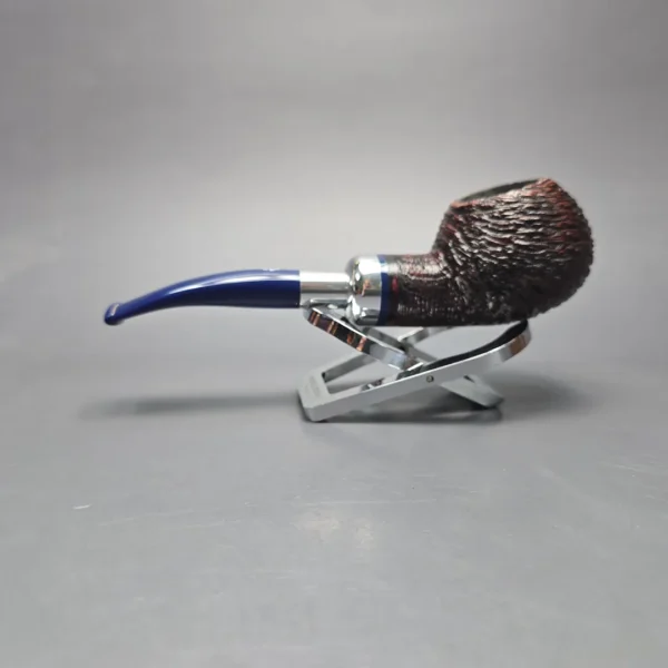 Savinelli Eleganza 320 KS Rusticated Author Estate Briar Pipe, Italian Estates, 6mm - Image 4
