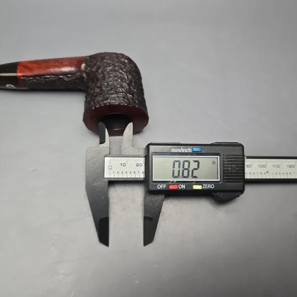 James Upshall Bark Group 6 Partially Rusticated Dublin Estate Briar Pipe, Unsmoked - Image 14