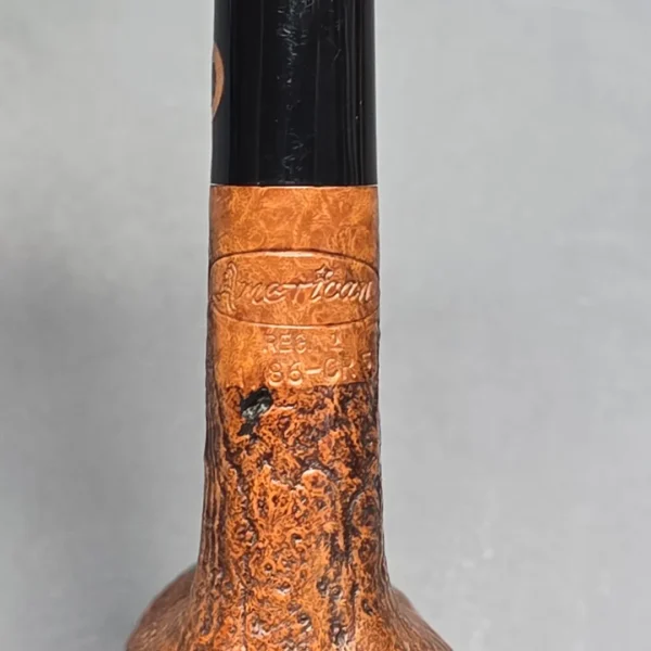 American Smoking Pipe Company (1986) (Curt Rollar) Large Sandblasted Billiard (Estate) - Image 11