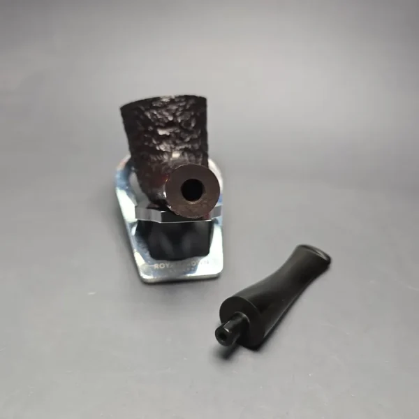 James Upshall Bark Group 6 Partially Rusticated Dublin Estate Briar Pipe, Unsmoked - Image 15