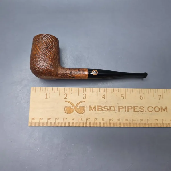 American Smoking Pipe Company (1986) (Curt Rollar) Large Sandblasted Billiard (Estate) - Image 12