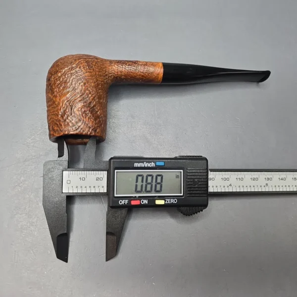 American Smoking Pipe Company (1986) (Curt Rollar) Large Sandblasted Billiard (Estate) - Image 13