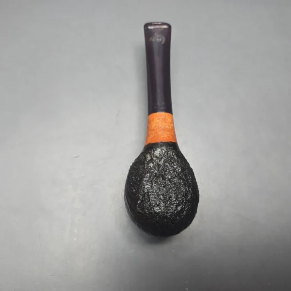 Castello Old Antiquari KK Sandblasted "55" Pot Estate Briar Pipe, Italian Estates - Image 10