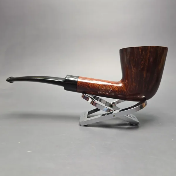 James Upshall A Grade EXL Smooth Bent Dublin Estate Briar Pipe, Unsmoked - Image 3