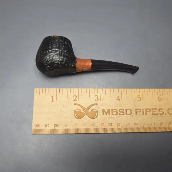 Castello Old Antiquari KK Sandblasted "55" Pot Estate Briar Pipe, Italian Estates - Image 12