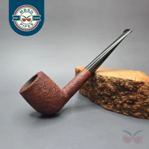Pipe Tristan Timeless Series Sandblasted Billiard Briar Pipe, New