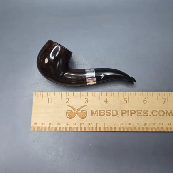 Peterson 160th Anniversary Pat. B Dark Smooth Bent Billiard Briar Pipe, New - Image 12
