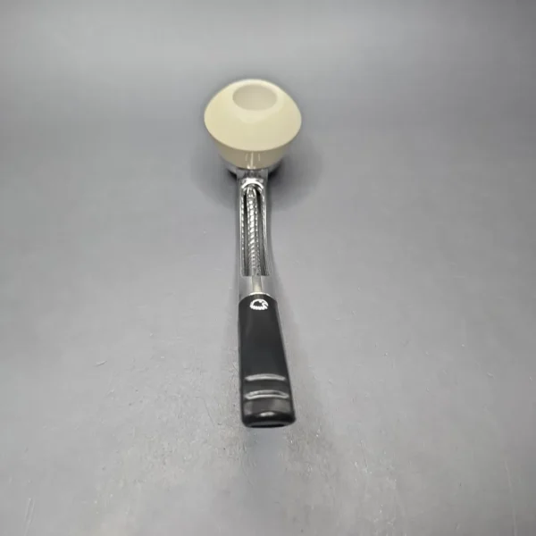 Falcon Bent Dental w/ MBSD Meerschaum Rhodesian Block Meerschaum Bowl Pipe, New - Image 5