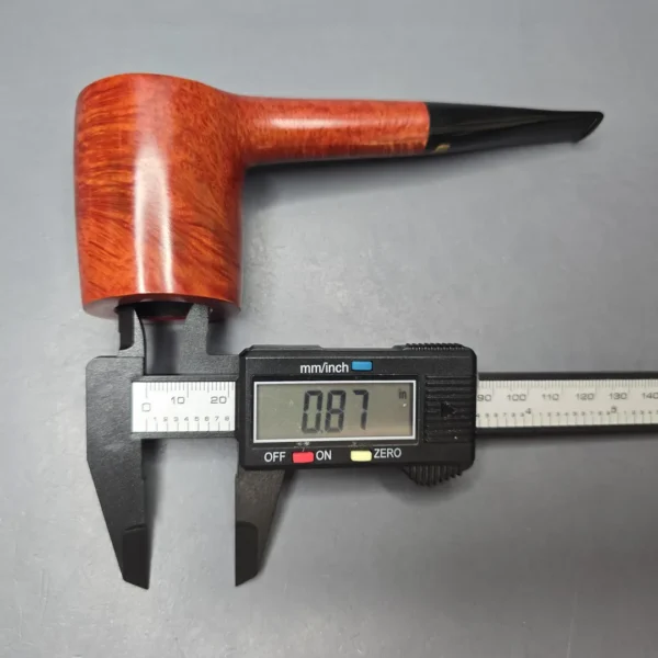 Poul Winslow Crown 300 Smooth Stack Poker Estate Briar Pipe, Unsmoked - Image 11