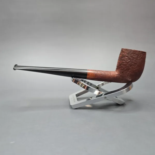 Pipe Tristan Timeless Series Sandblasted Billiard Briar Pipe, New - Image 4