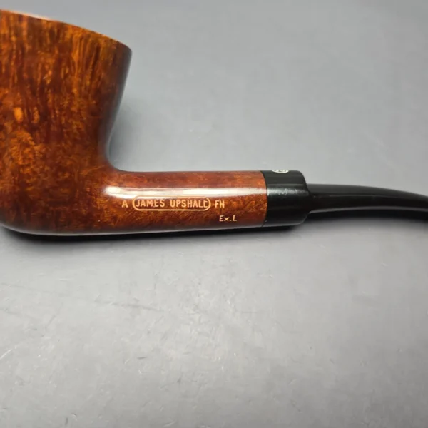 James Upshall A Grade EXL Smooth Bent Dublin Estate Briar Pipe, Unsmoked - Image 11