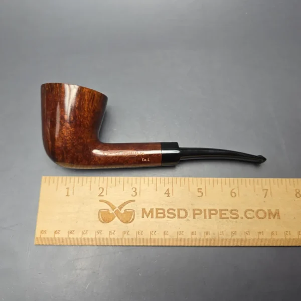 James Upshall A Grade EXL Smooth Bent Dublin Estate Briar Pipe, Unsmoked - Image 13