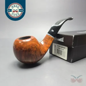 Stanwell Amber Light Smooth 15 Apple Estate Briar Pipe, Unsmoked, 9mm