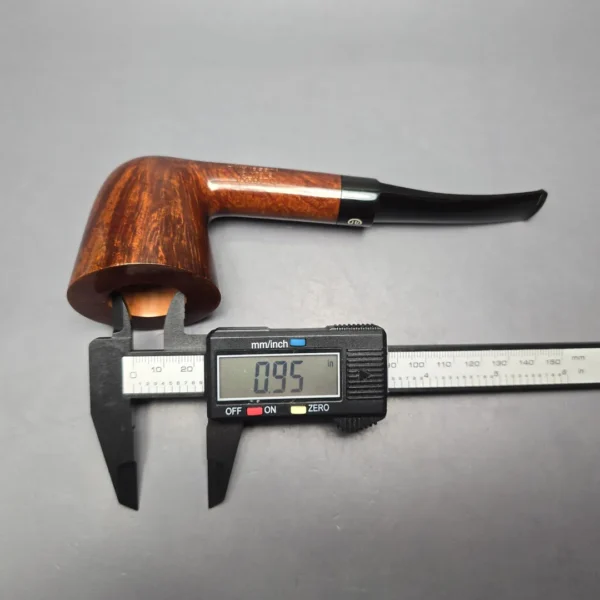 James Upshall A Grade EXL Smooth Bent Dublin Estate Briar Pipe, Unsmoked - Image 14