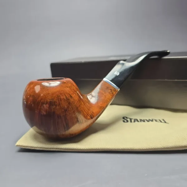Stanwell Amber Light Smooth 15 Apple Estate Briar Pipe, Unsmoked, 9mm - Image 13