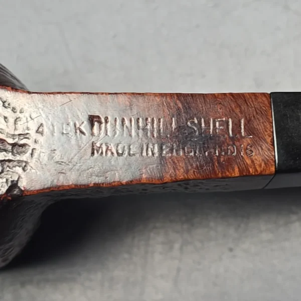 Dunhill 1976 Shell Briar 41 EK Sandblasted Panel Estate Briar Pipe, English Estates - Image 11