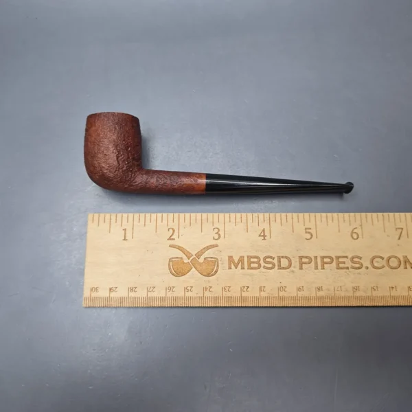 Pipe Tristan Timeless Series Sandblasted Billiard Briar Pipe, New - Image 12