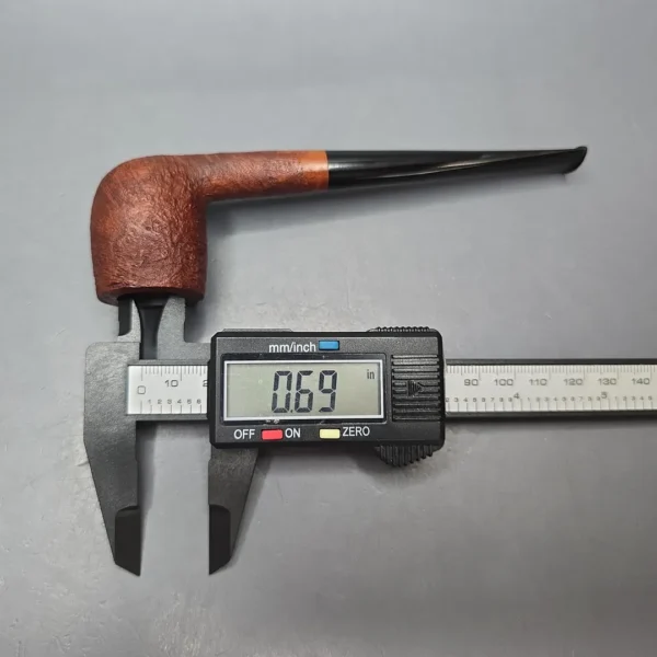 Pipe Tristan Timeless Series Sandblasted Billiard Briar Pipe, New - Image 13