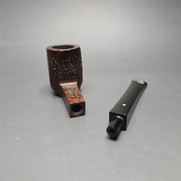 Dunhill 1976 Shell Briar 41 EK Sandblasted Panel Estate Briar Pipe, English Estates - Image 12