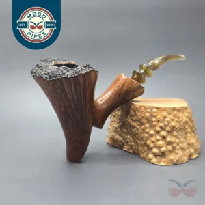 Ben Wade (Preben Holm) Golden Walnut XL Smooth Freehand Estate Briar Pipe, Danish Estates
